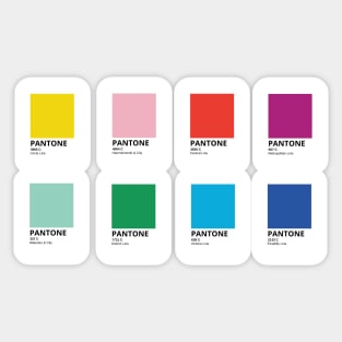 London Underground Colors Pantone pack Sticker